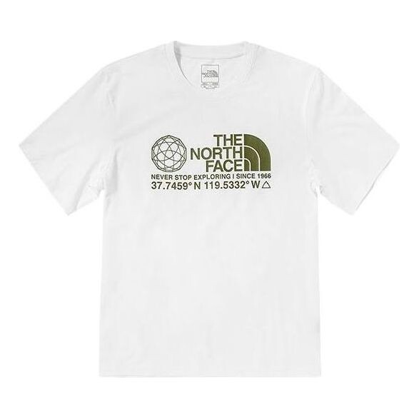 

Футболка woodcut dome t-shirt 'white' The North Face, белый
