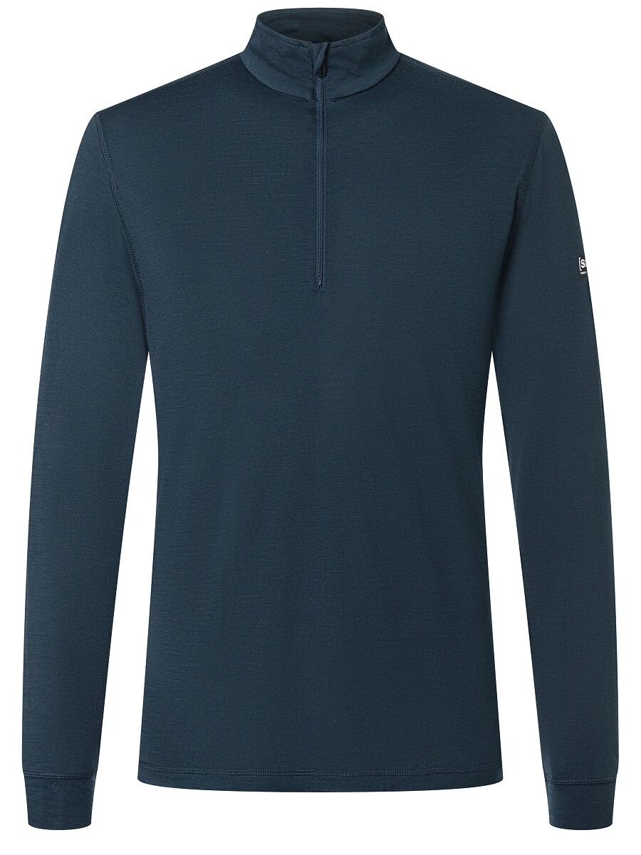 

Лонгслив super.natural Merino, синий