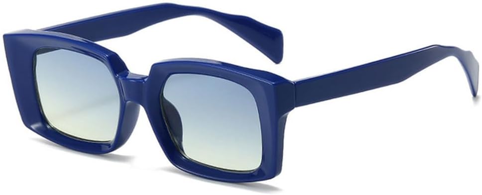 

LVTFCO Винтажные черные солнцезащитные очки для женщин, модные, в маленькой оправе, конфетного цвета, стильные женские солнцезащитные очки с защитой от УФ-излучения UV400, Blue-graybrown