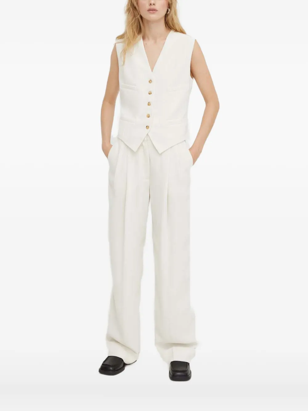 

Жилет на пуговицах Day Birger Et Mikkelsen, белый