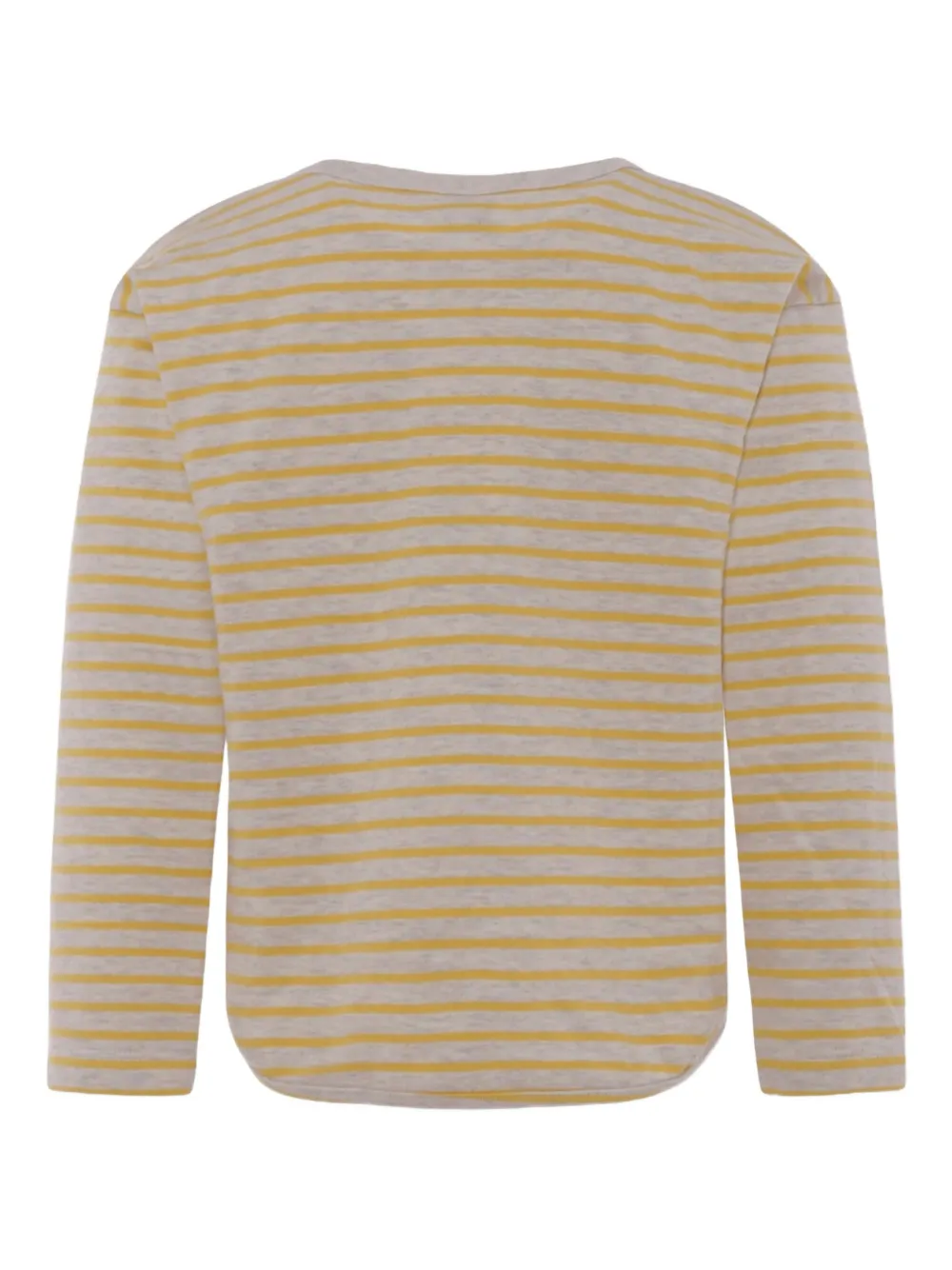 Полосатая футболка с длинным рукавом Petit Bateau, нейтральный — фото 2