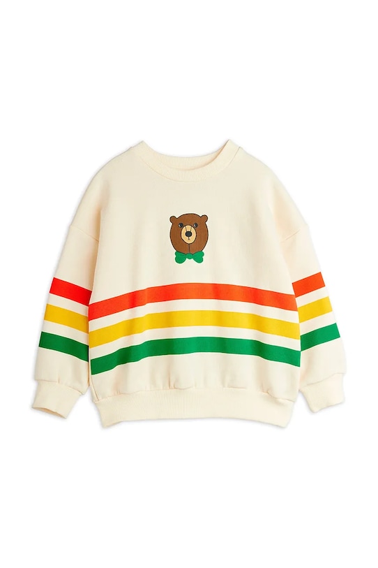

Детская хлопковая толстовка «Медведь» Mini Rodini, бежевый