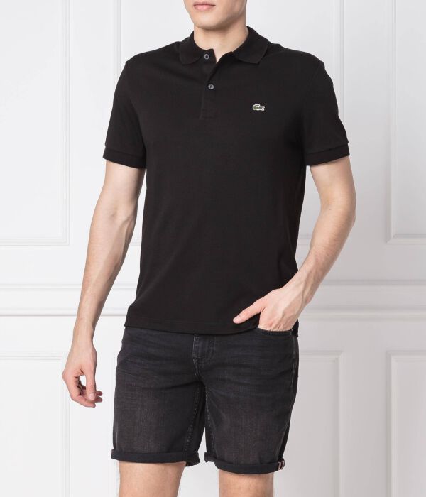 

Рубашка поло Regular fit Lacoste, черный