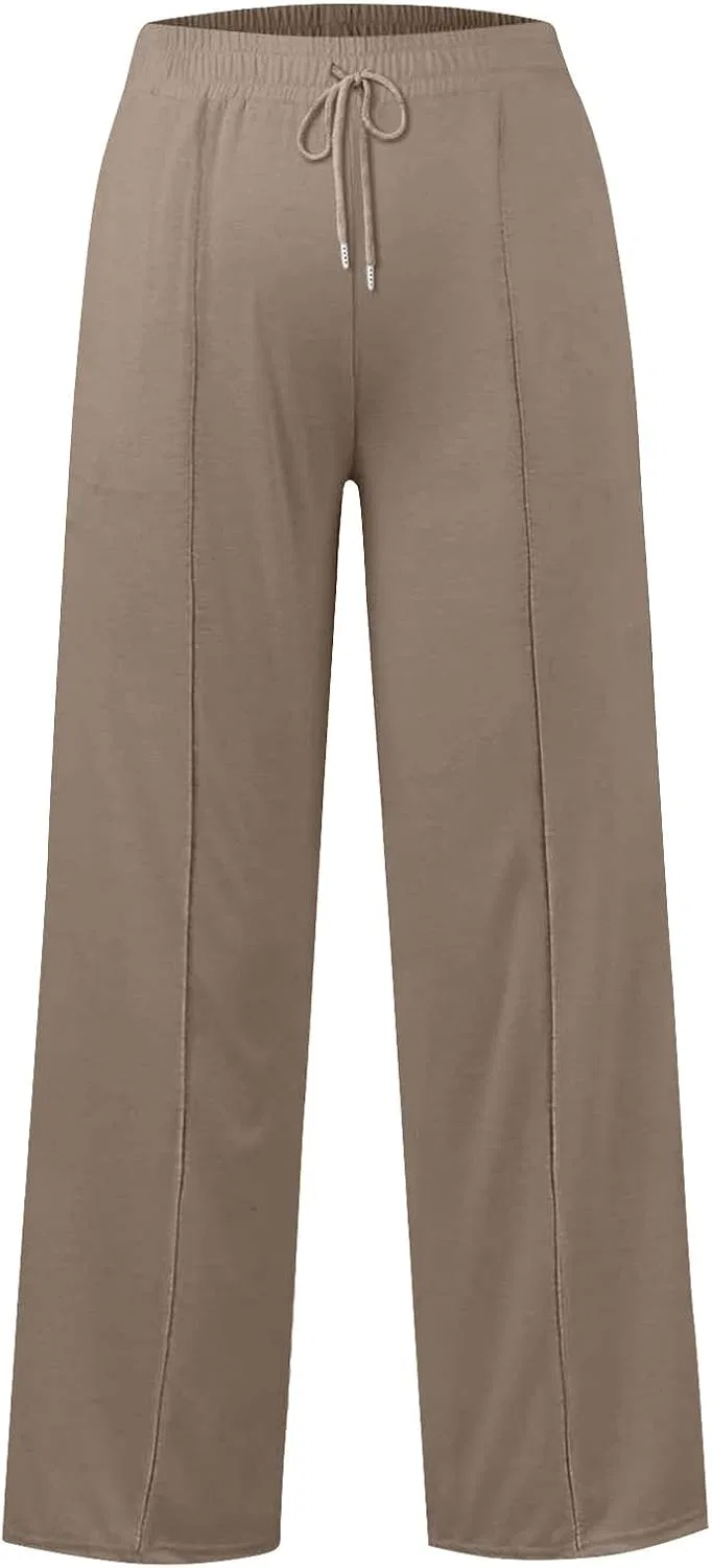 Спортивные брюки женские Oversized, бренд Generic, цвет 3-coffee — фото 2