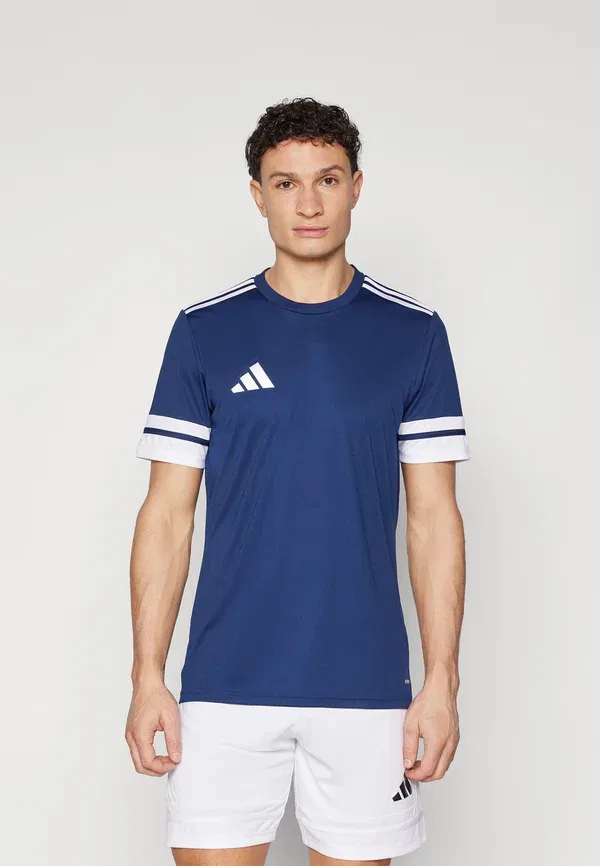 Футболка спортивная с коротким рукавом Squadra25 Adidas Performance, темно-синий/белый