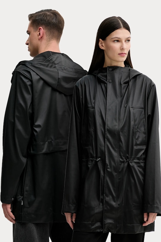 

Куртка Bold Long Jacket W1 Rains, черный