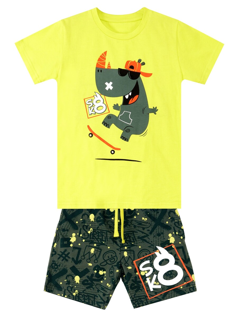 

Спортивный костюм Denokids Skater Hippo, оливковый