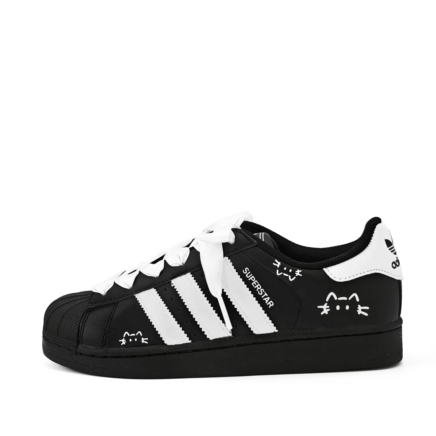 Кроссовки детские для скейтбординга Adidas Originals Superstar 2 Pink Limited Edition — фото 3