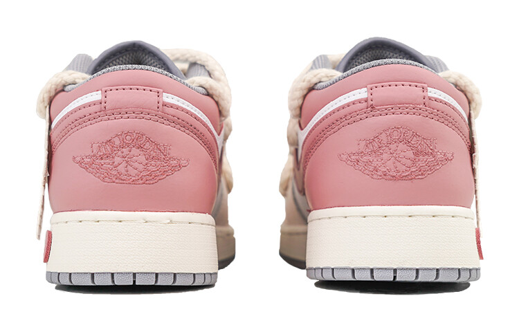 Кроссовки Air Jordan 1 Vintage Basketball Shoes Women's Low-Top White — фото 4