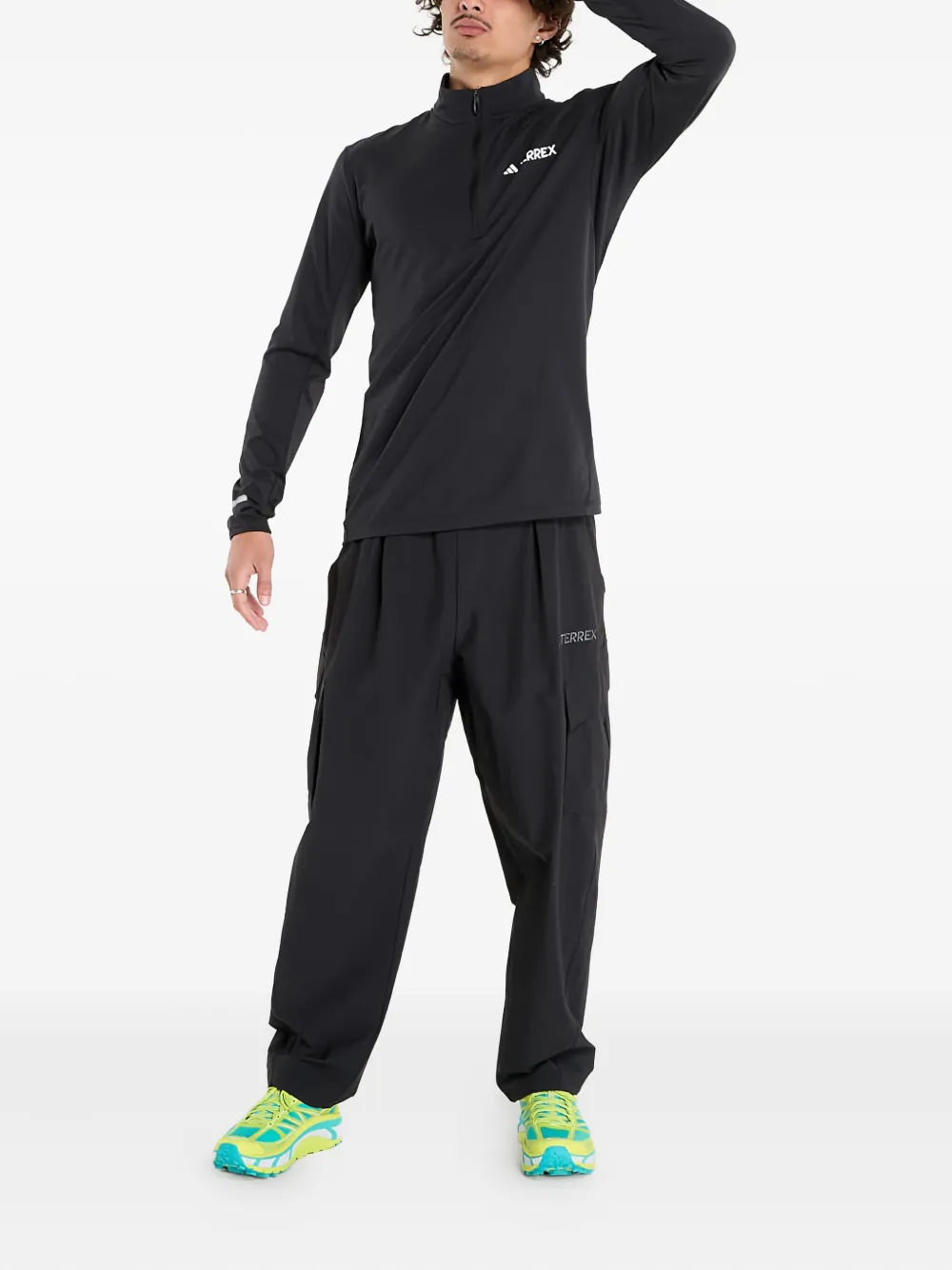 Лонгслив Terrex Xperior с половинной молнией Adidas, черный — фото 2