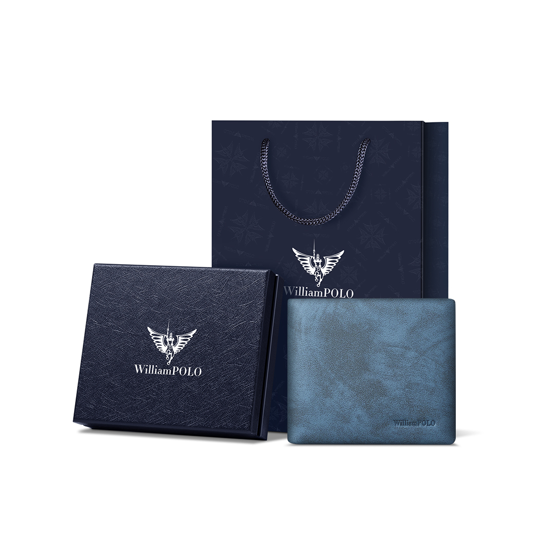 

Кожаный Длинный/Короткий Кошелек Мужской WilliamPOLO