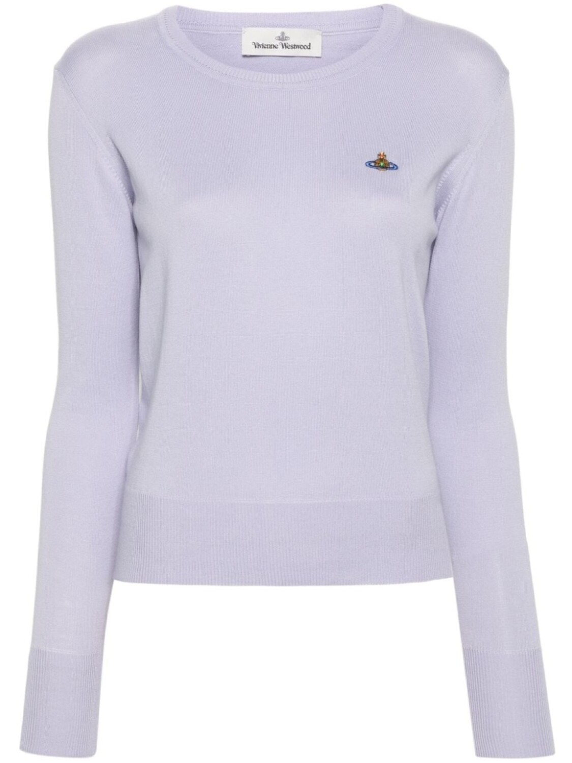 

Vivienne Westwood джемпер с вышивкой Orb, фиолетовый