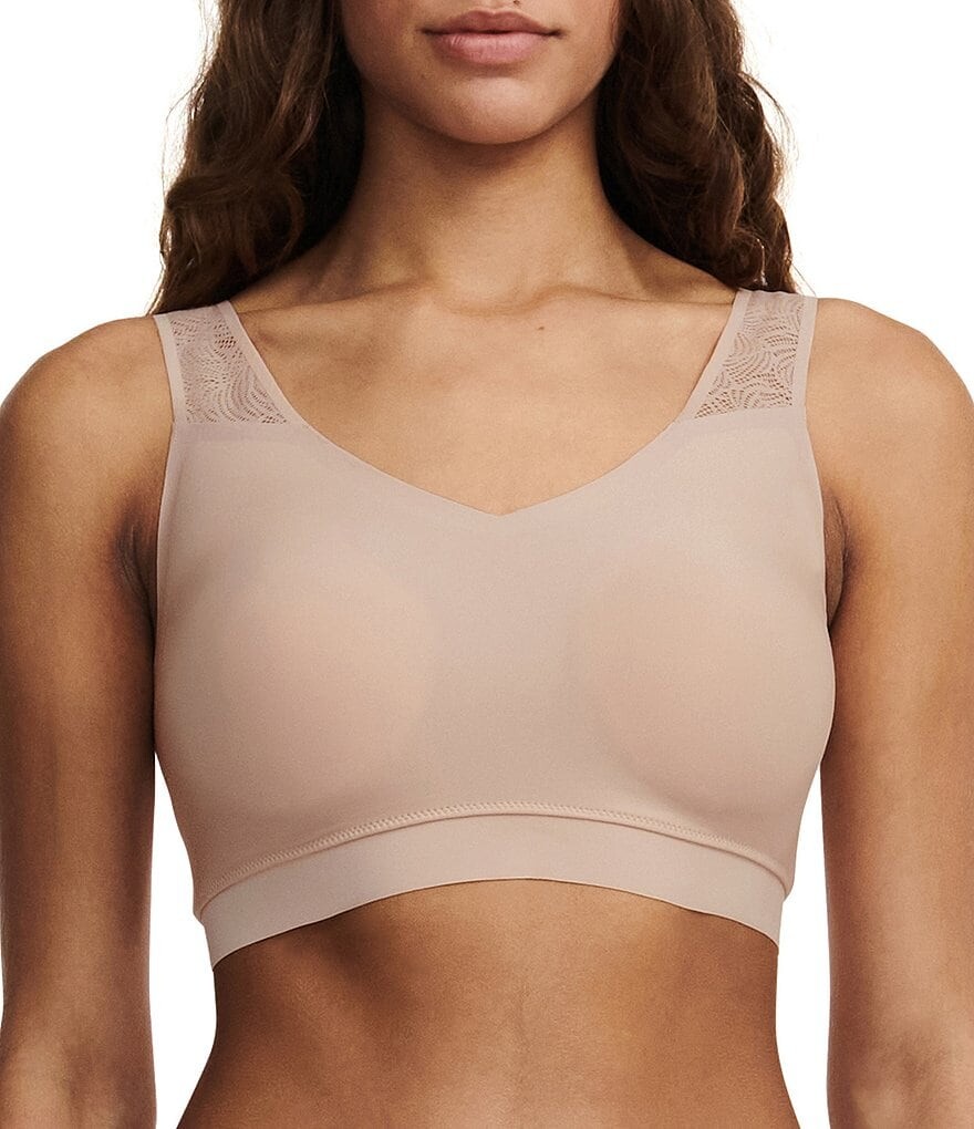

Кружевной бюстгальтер Chantelle SoftStretch с подкладкой, бежевый
