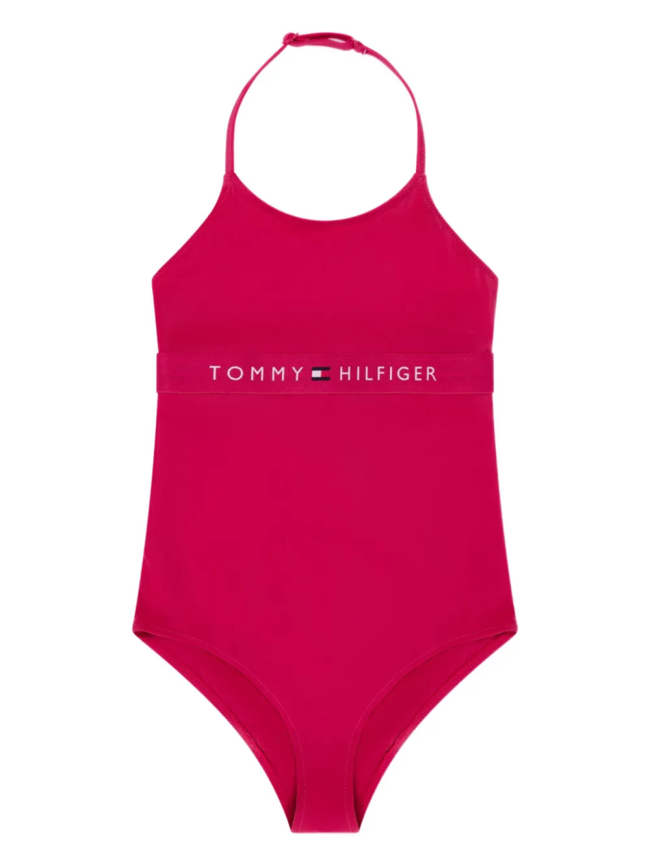 

Купальник с логотипом на ленте Tommy Hilfiger Junior, розовый