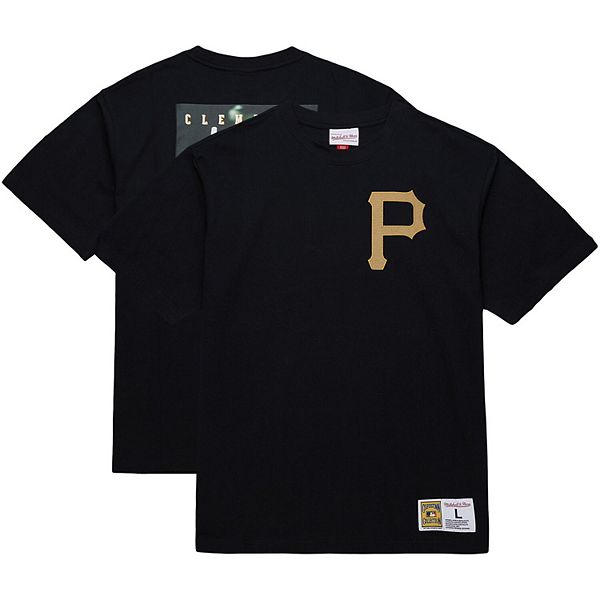 

Футболка мужская roberto clemente black pittsburgh pirates legends collection vintage logo Mitchell & Ness
