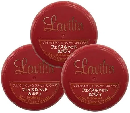 Медицинский дезодорирующий крем Lavilin, набор из 3 шт, 12.5 г