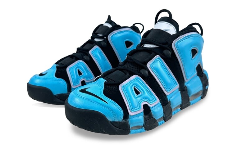 Женские баскетбольные кроссовки Nike Air More Uptempo Vintage, Sky Blue — фото 3