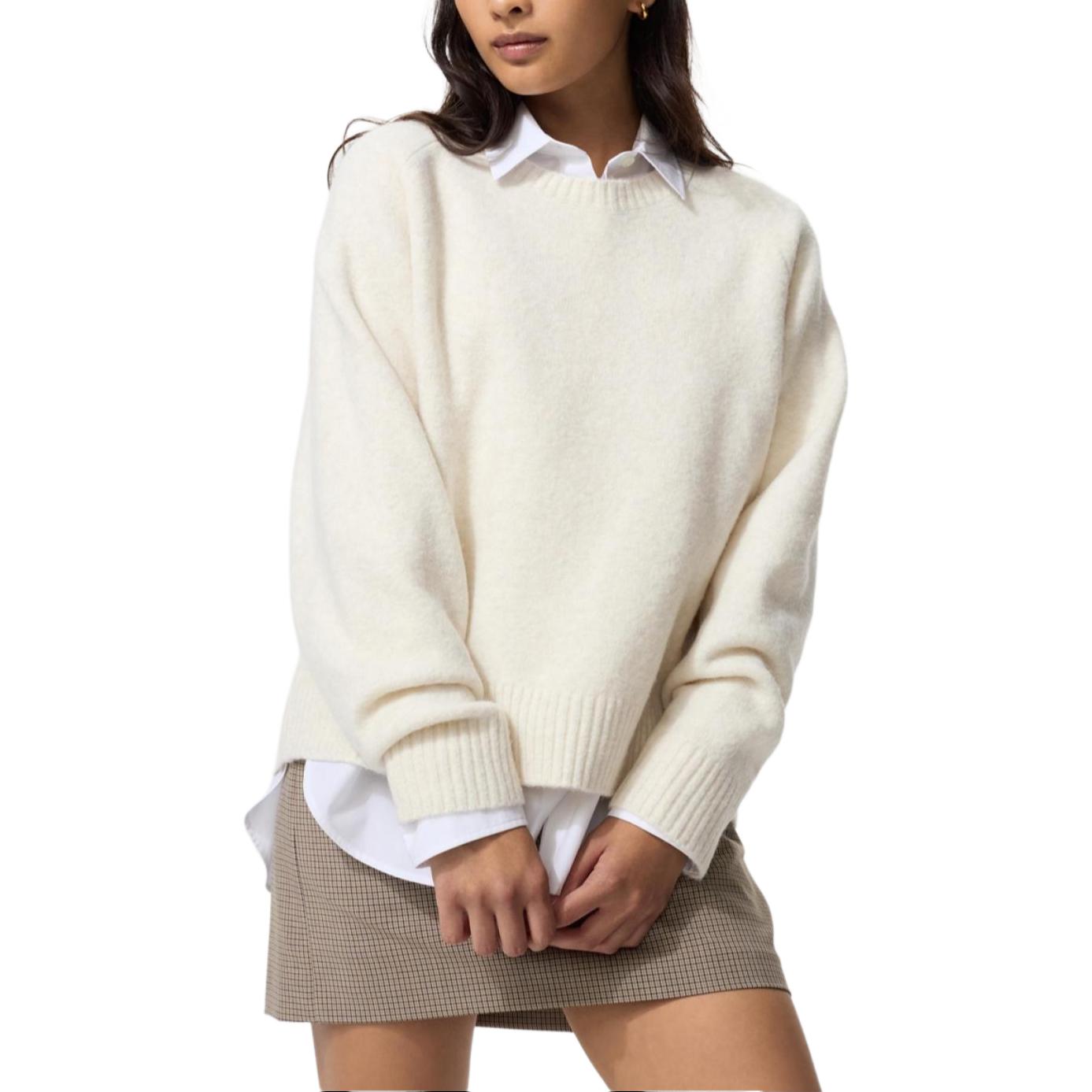 

UNIQLO Топ женский цвета слоновой кости