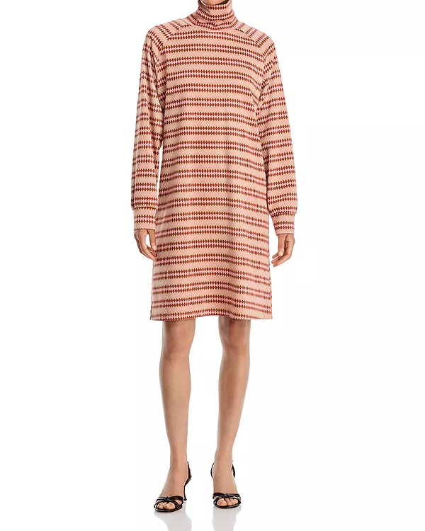 

Полосатое платье-водолазка Alice Area Stars, мультиколор