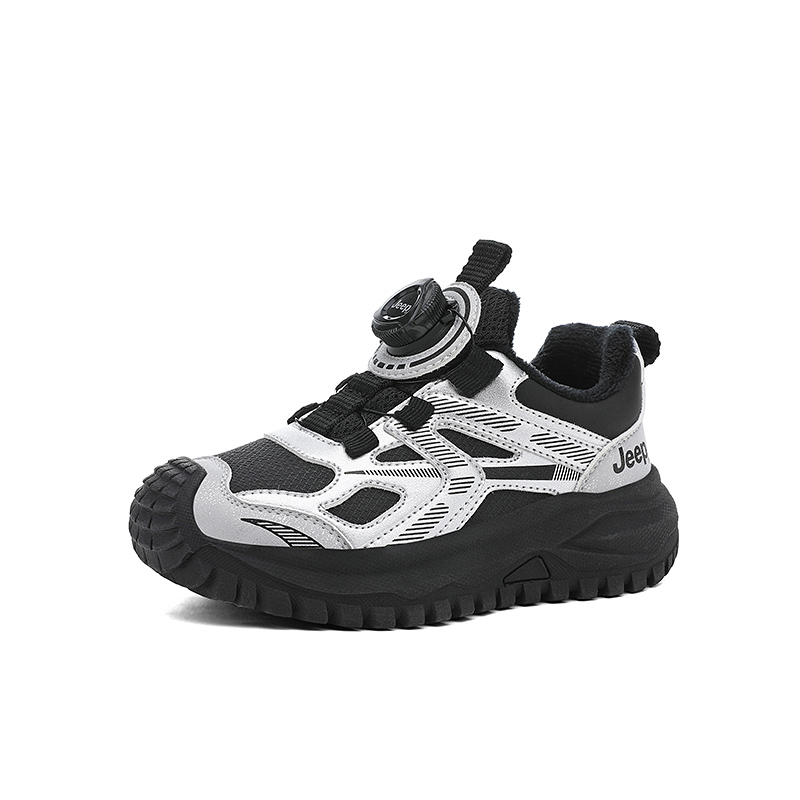 Кроссовки Low top Running Shoes для детей Jeep, оливково-зеленый/obsidian черный[fleece-lined-upgraded] — фото 4