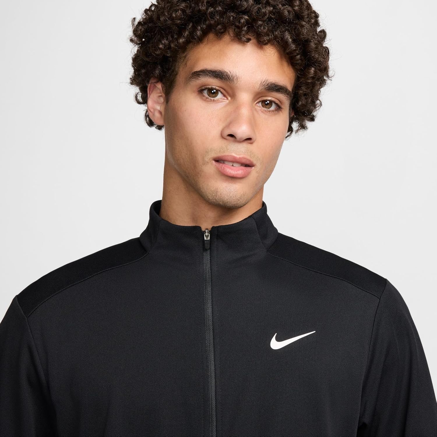 Мужская трикотажная куртка Nike M NK Df Totality (1 шт.), Black/White — фото 4