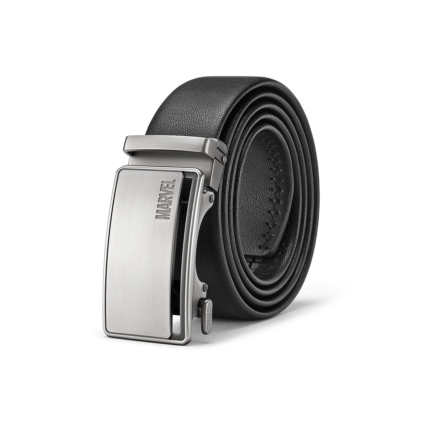 

Disney Мужской ремень из спилка кожи Marvel шириной 3.5 см, Black