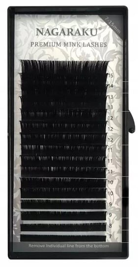 

Ресницы Nagaraku Premium Mink B 0,05 Микс, 16 полосок Project Lashes