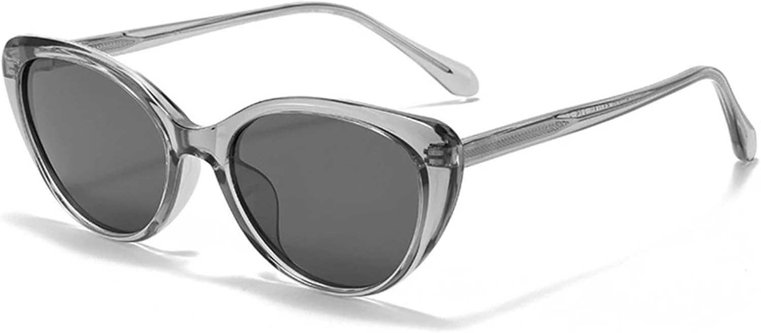 

Поляризованные солнцезащитные очки «кошачий глаз» для женщин, TR90, легкая винтажная модная оправа, защита от УФ-излучения UV400, очки для вождения, антибликовое покрытие Bubmari, C