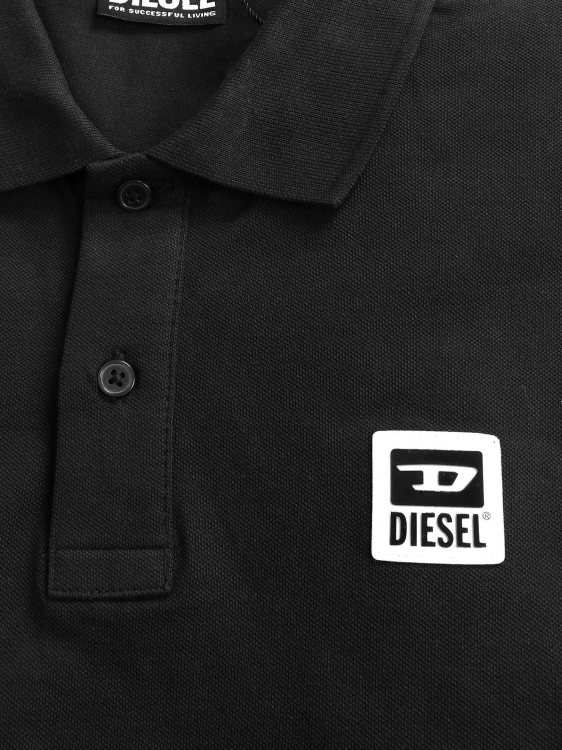 DIESEL Футболка 'T-SMITH 250104' в черном цвете — фото 3