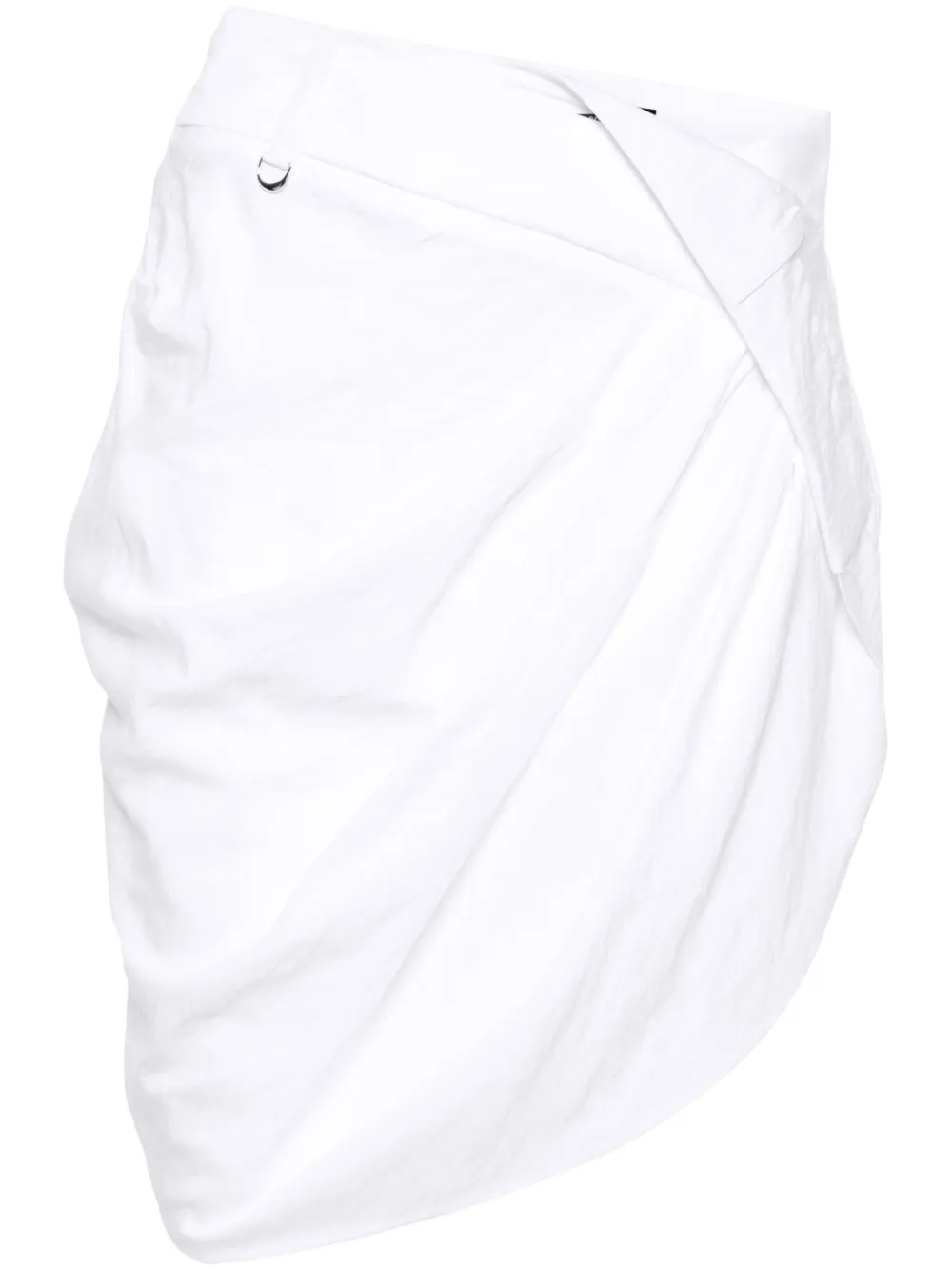 

Юбка мини La Mini Jupe Saudade с драпировкой JACQUEMUS, белый