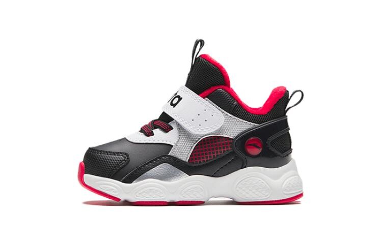 

Кроссовки Anta kids Toddler Shoes TD Low-top Black/White/Gray, черный/белый/серый