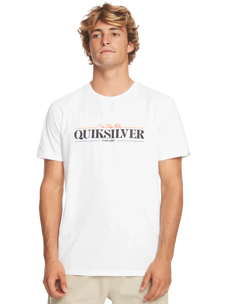 

Футболка Quiksilver "Градиентная линия", белый