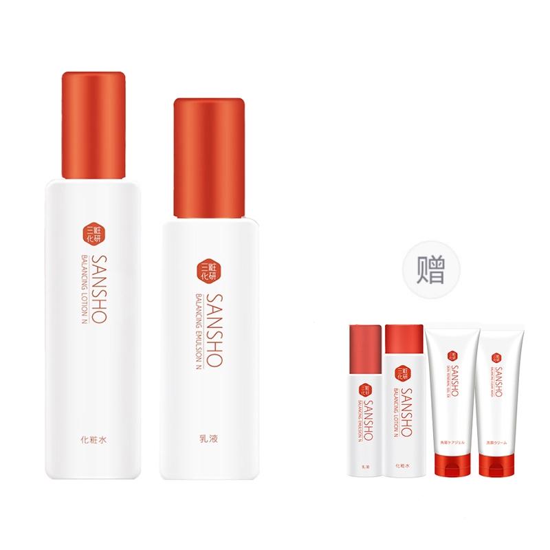 

Сыворотки, тонеры, лосьоны и кремы, кремы для глаз наборы для комбинированной кожи увлажняющие, питательные и гидратирующие SANSHO