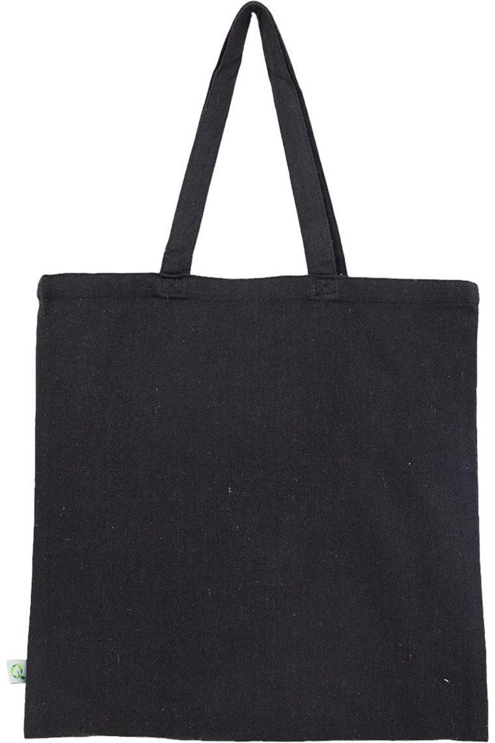 

Q-Tees Экологичная холщовая сумка, черный