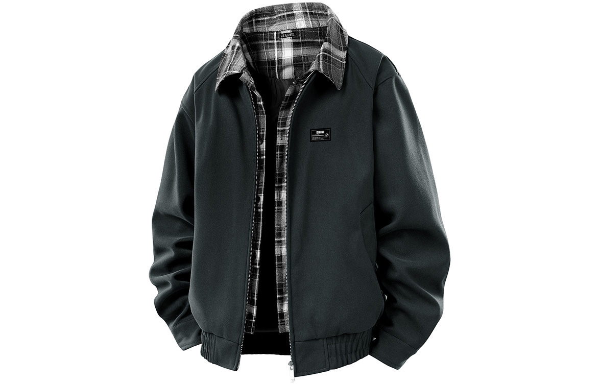 

Куртка Unisex Lapel Moderate ZIAREL, темно-синий[removable logo]