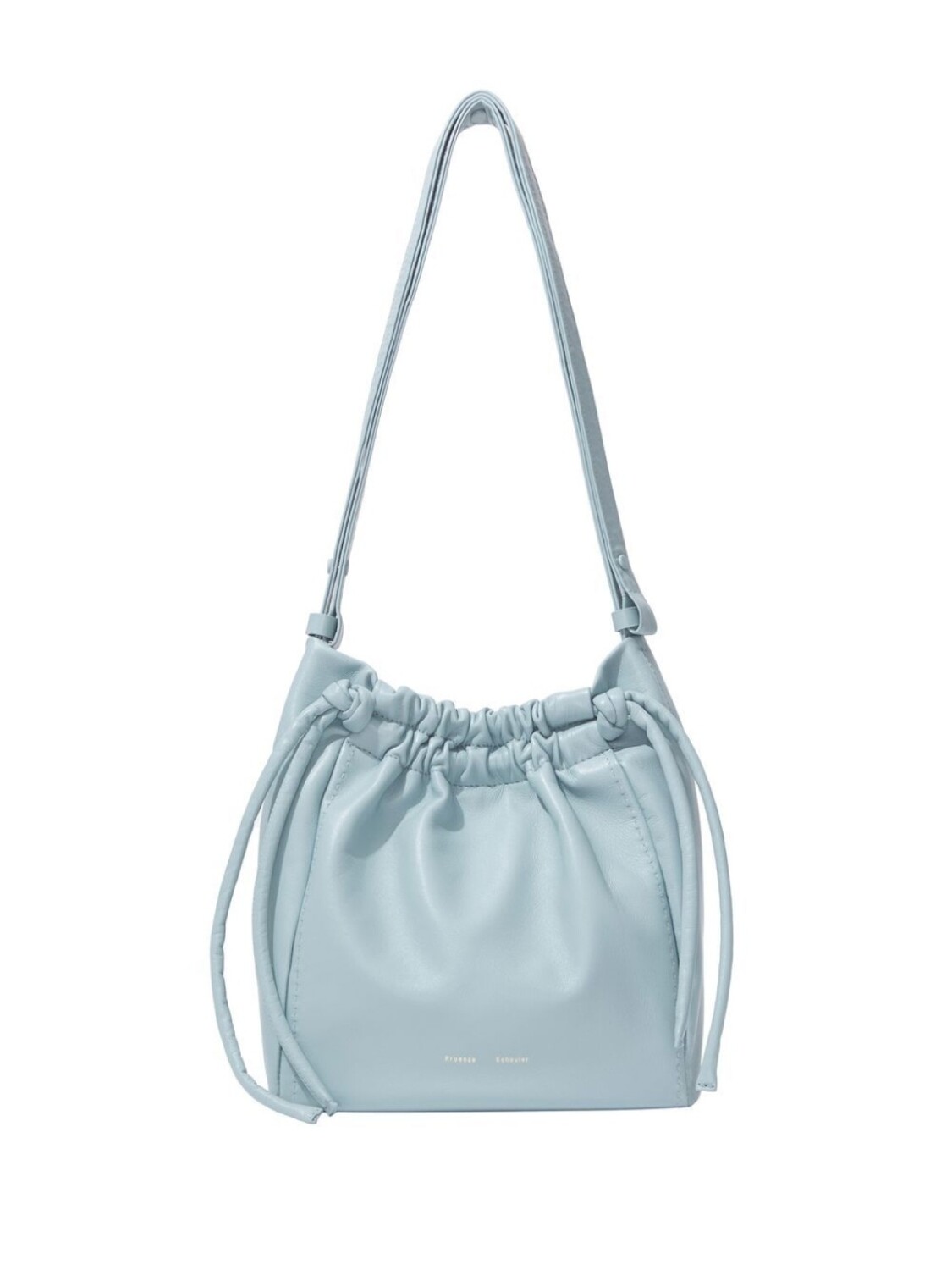 

Сумка-кошелек из кожи с завязками Proenza Schouler, синий