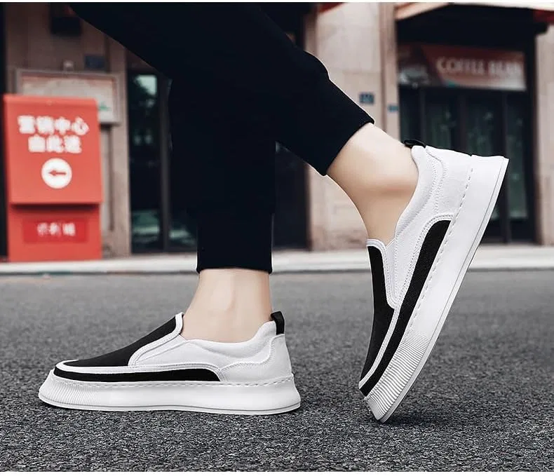 Лоферы мужские Slip-On Sneakers, Black SPKFHD — фото 4