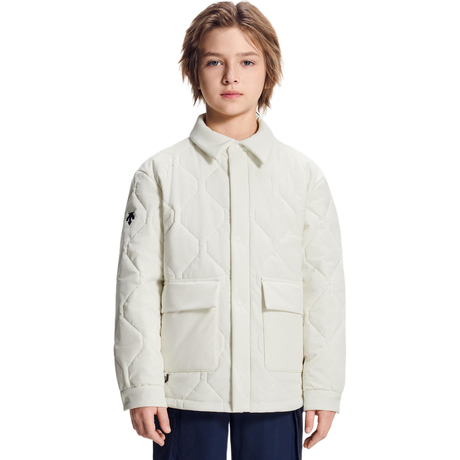 

Детская утепленная куртка с воротником DESCENTE, cr-кремовый