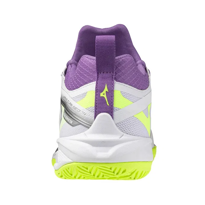 Унисекс кроссовки для бадминтона «Wave Claw Neo 3 Fit» от Mizuno, White X Black (12) — фото 2