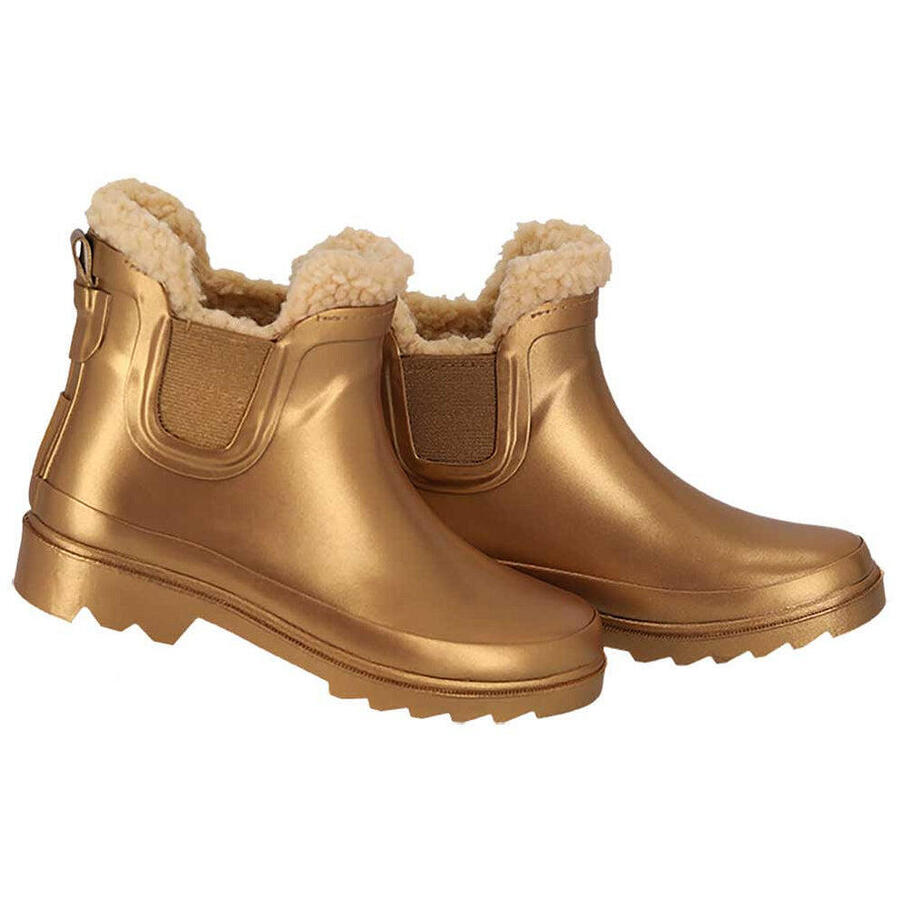 XQ FOOTWEAR Резиновые сапоги Челси для детей — унисекс — подкладка из искусственного меха — 100% резина — фото 2