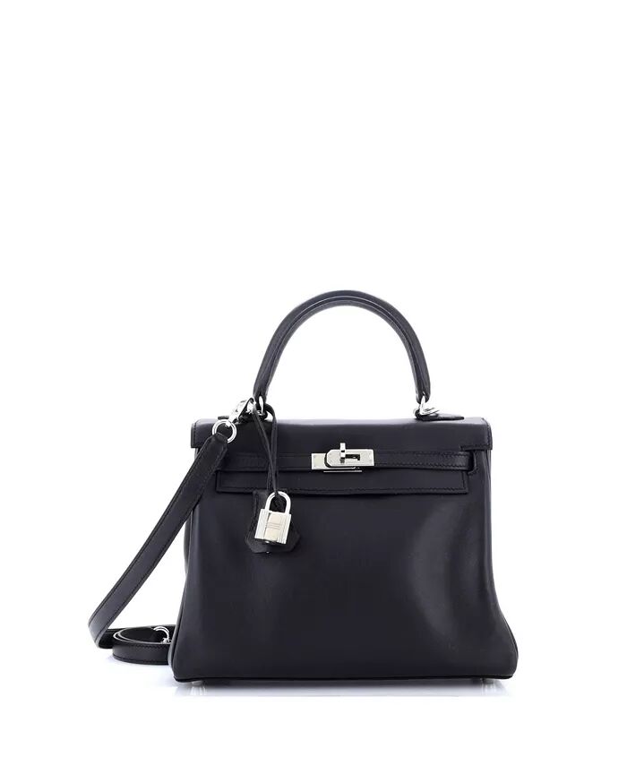 

Сумка Kelly 25, черная, Swift, с палладиевой фурнитурой Pre-Owned HERMÉS, черный