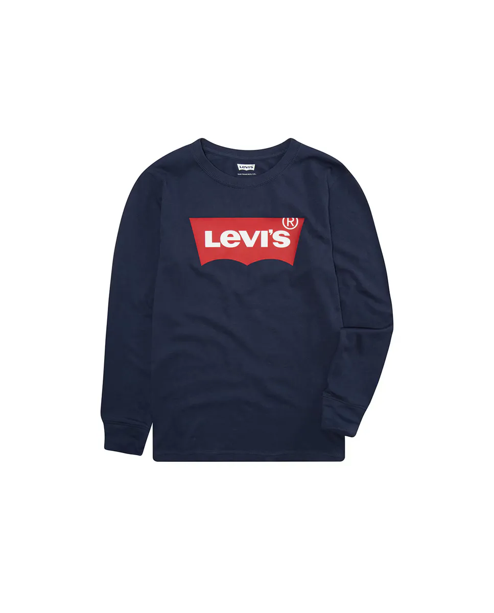 

Детская футболка для мальчика в темно-синем цвете Levi's, темно-синий