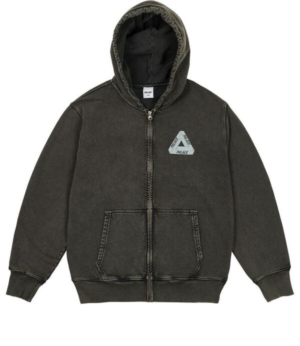 

Куртка ss24 pigment wash tri-ferg hoody jacket 'black' Palace, черный