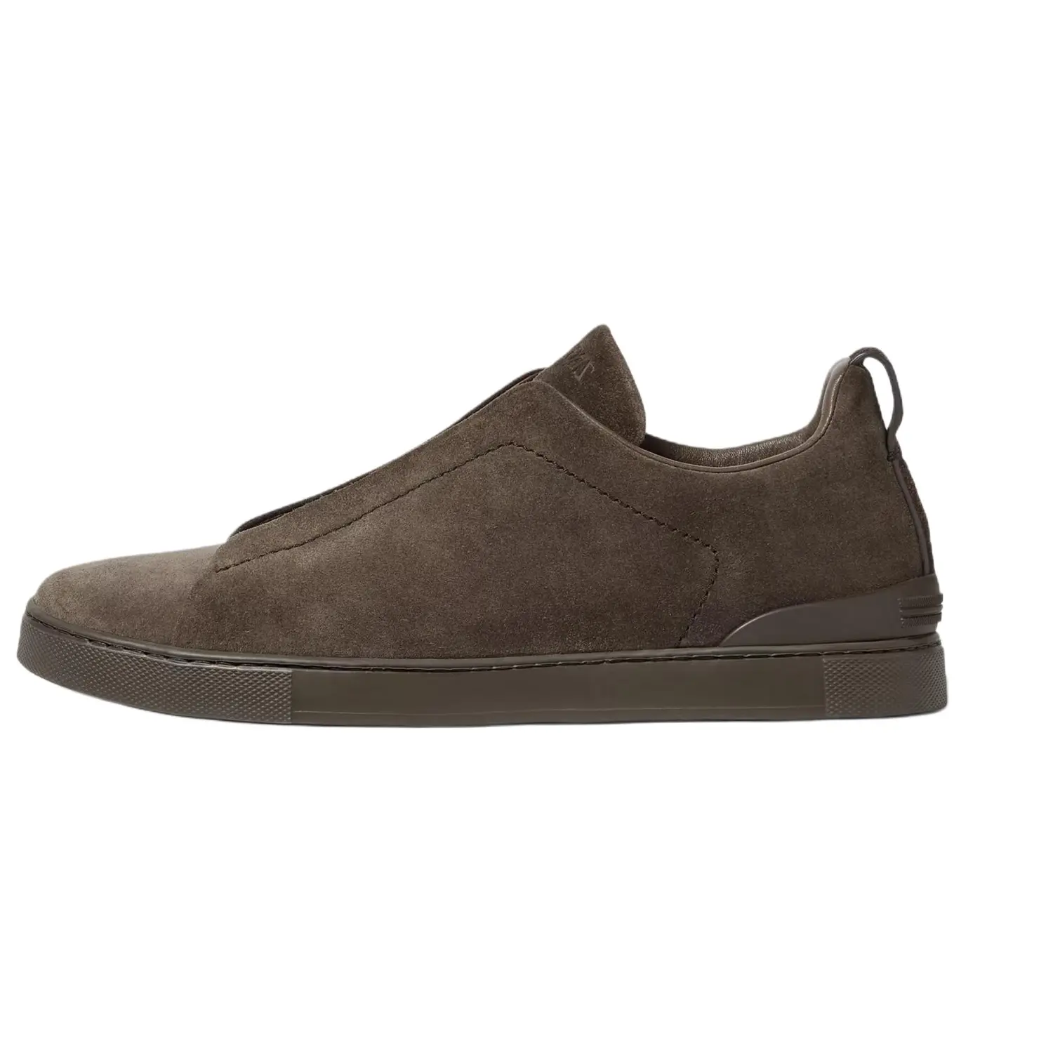 

Ermenegildo Zegna Zegna Triple Stitch Suede Low top Skateboard Shoes мужские серые