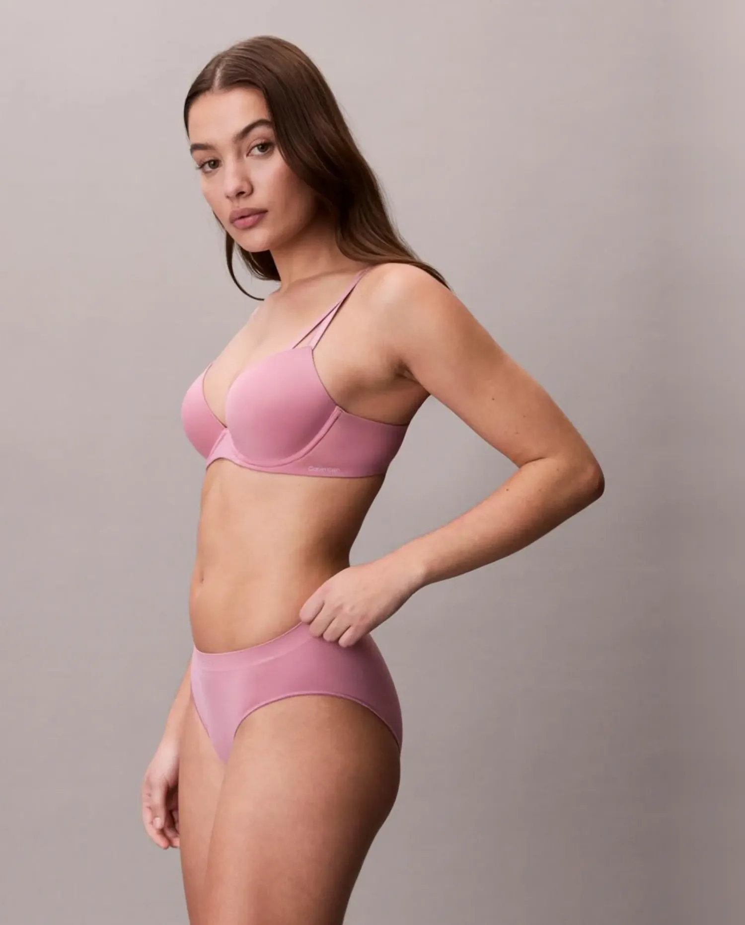 Бразга BONDED FLEX БЕЗШОВНАЯ Calvin Klein, розовый — фото 3