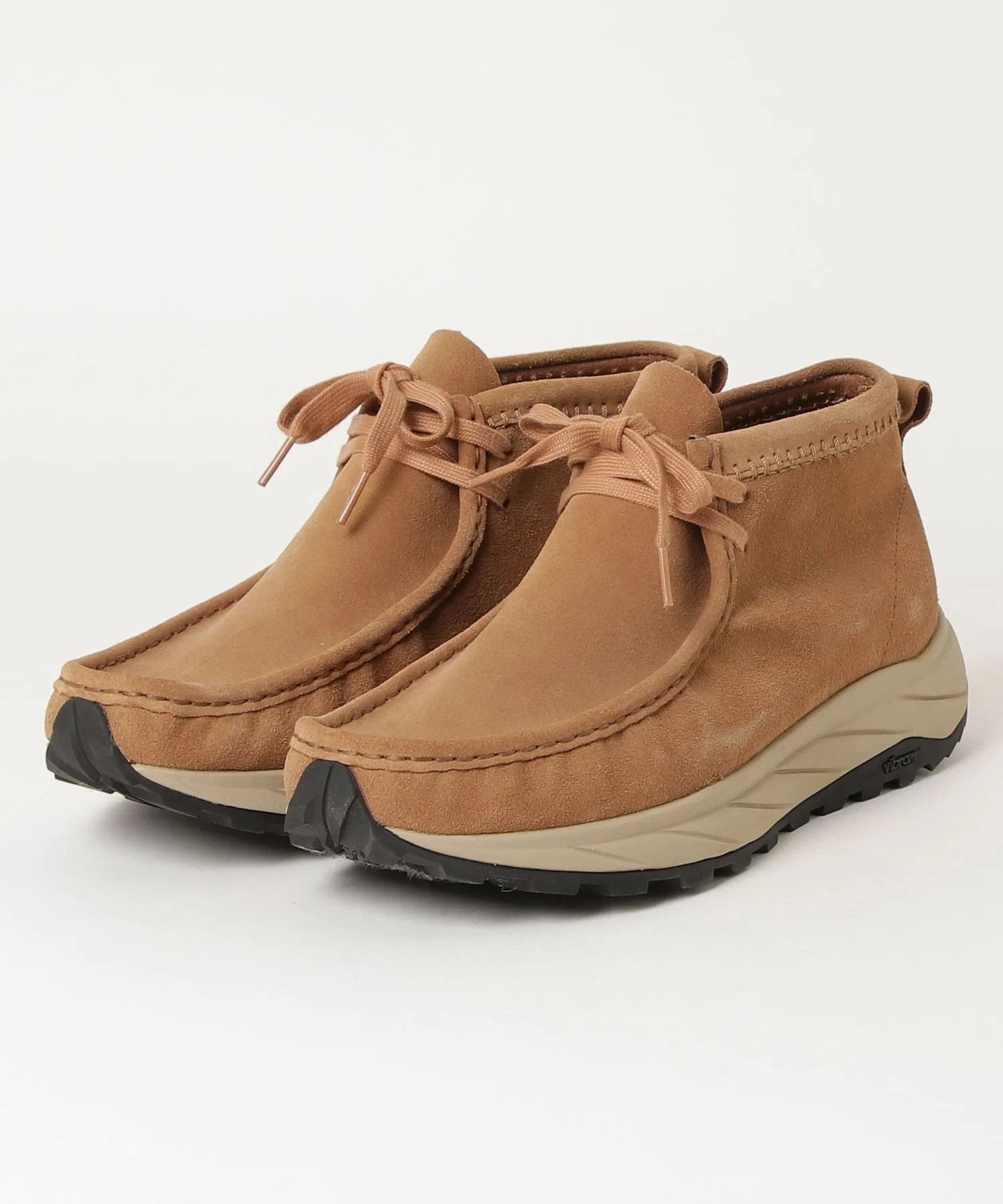 Унисекс замшевые кроссовки Wallabee Eden Clarks бежевые