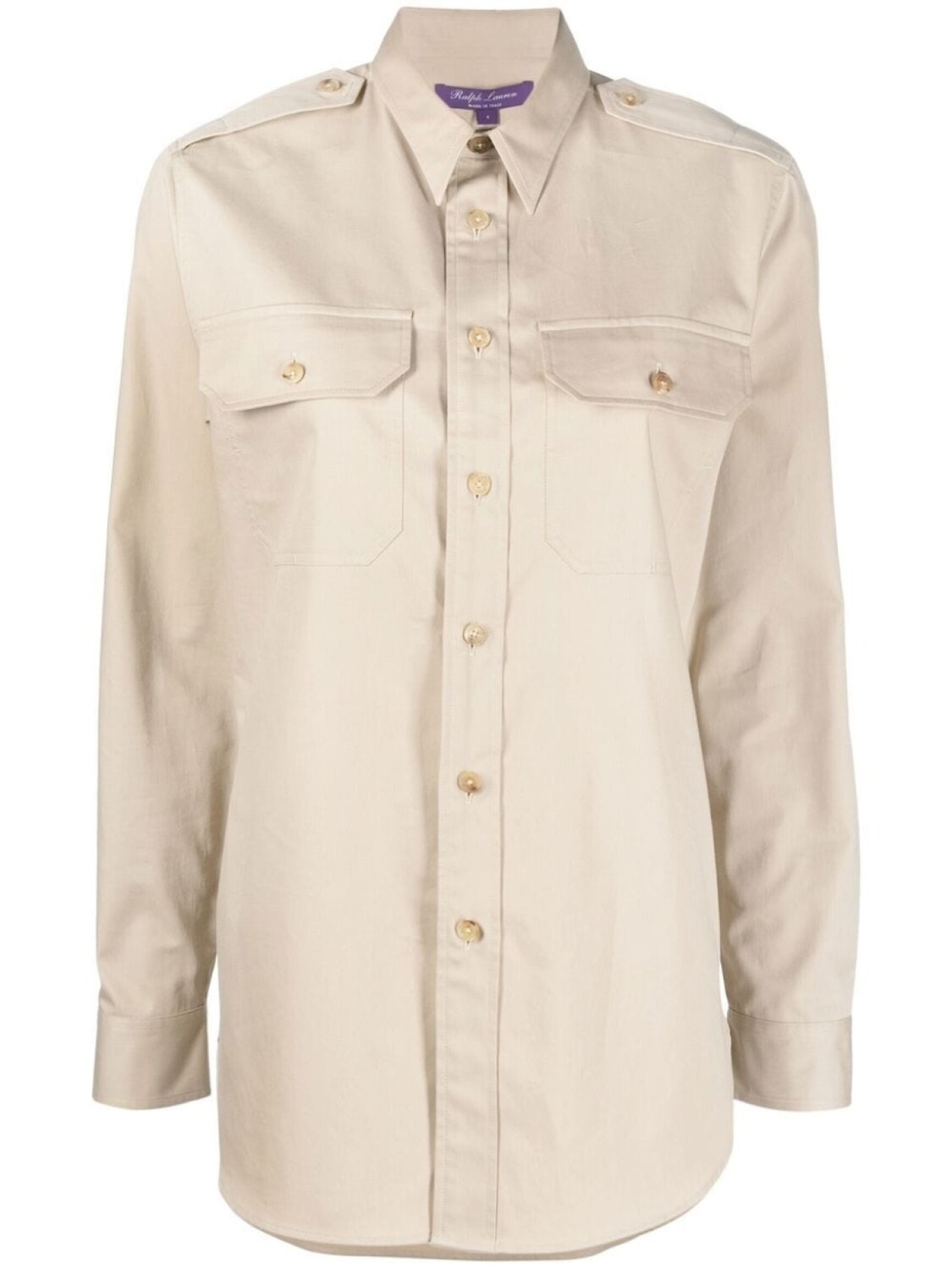 

Ralph Lauren Collection рубашка Ry с длинными рукавами, нейтральный цвет