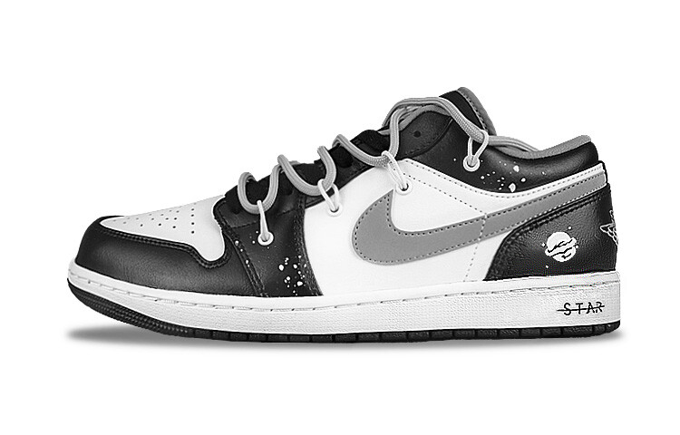 

Кроссовки Air JORDAN 1 Vintage Basketball Shoes Unisex Low-Top Black White