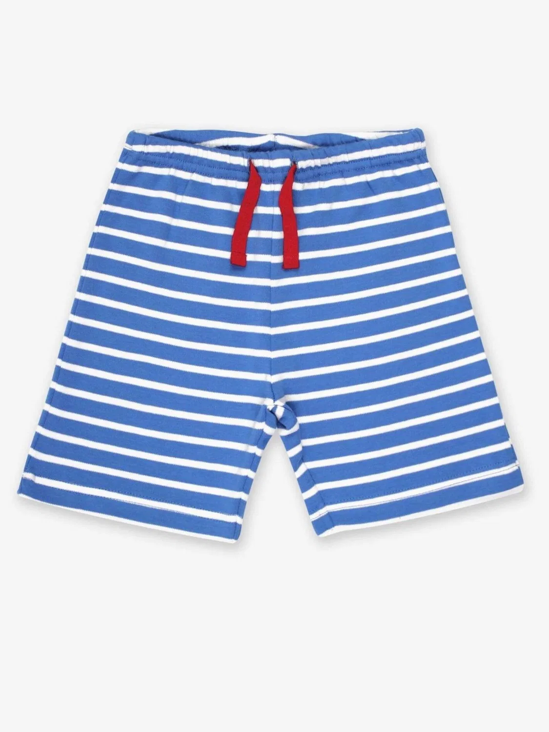 Шорты Toby Tiger Regular Bio-Baumwoll Kinder Shorts mit blauen Streifen синего цвета