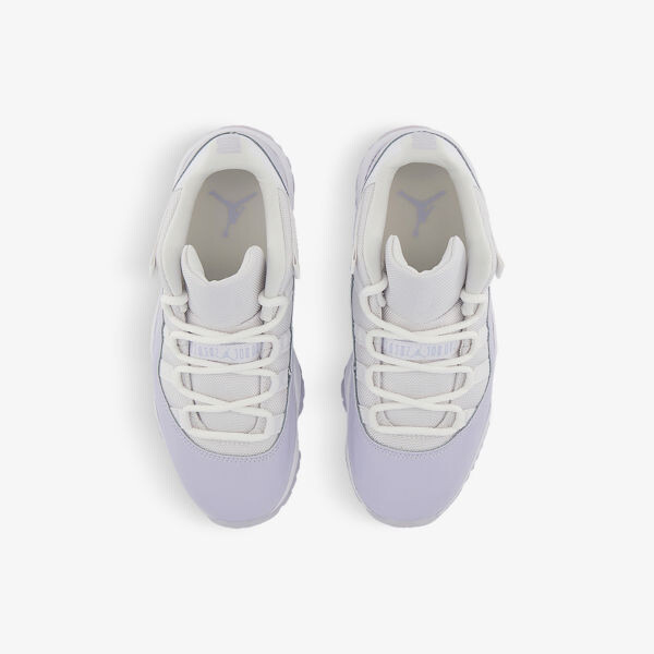 Кожаные кроссовки Air Jordan 11 Low с низким берцем Nike, белый — фото 2